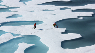 Melt Ponds on Ice Sheets Are Chillingly Beautiful